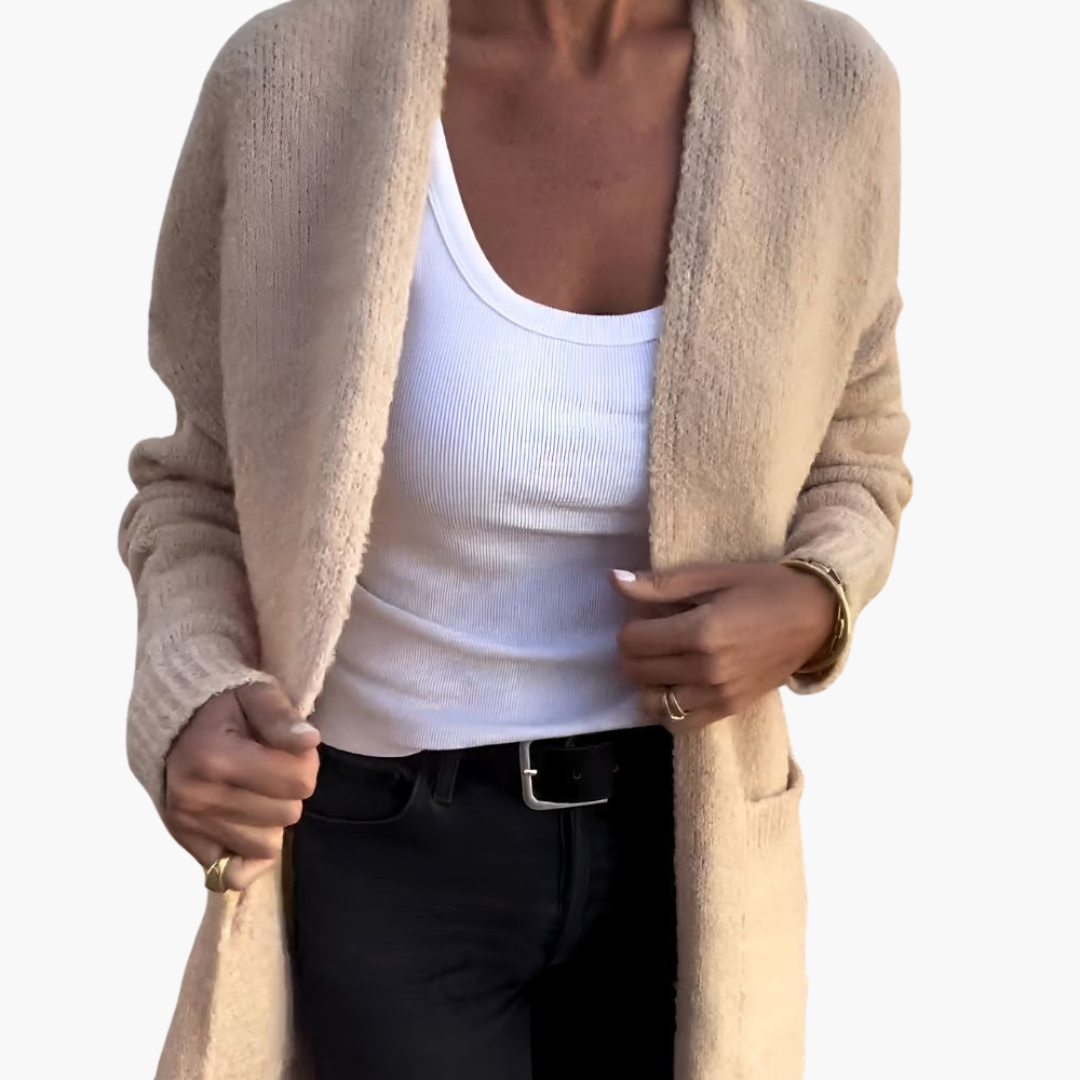 Holly | Casual Knit Pocketed Cardigan
