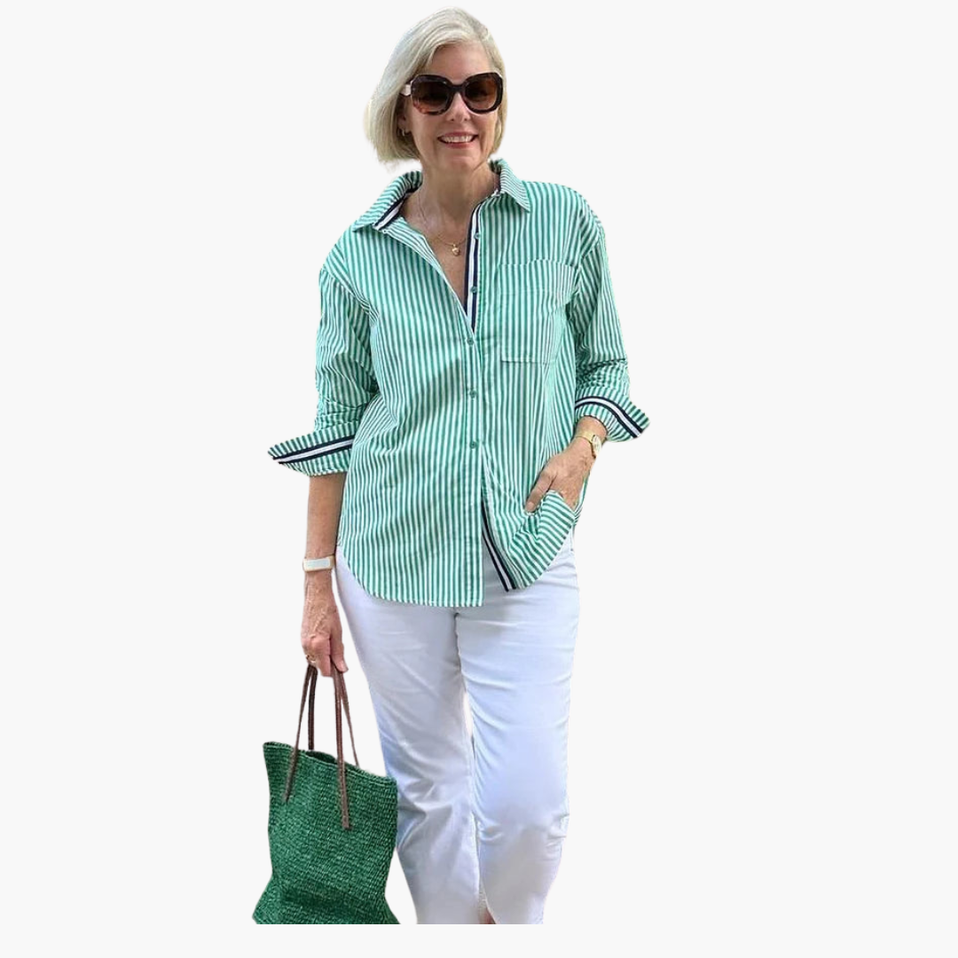 Audrey | Striped Shirt