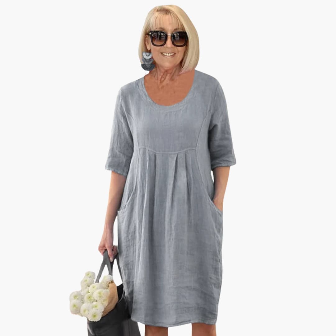 Audrey | Casual Pocket Tunic Dress