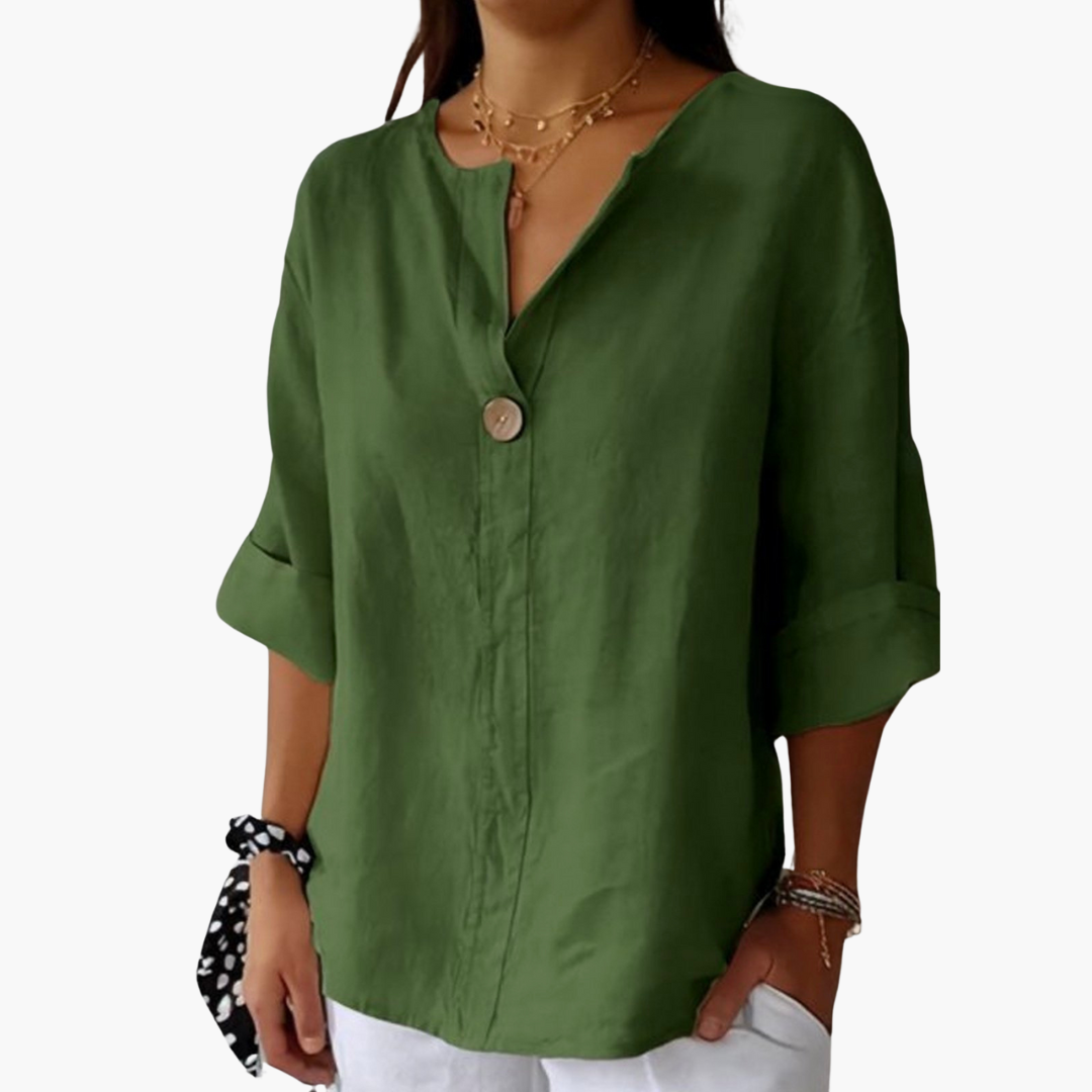 Lucy | Casual V-Neck Blouse