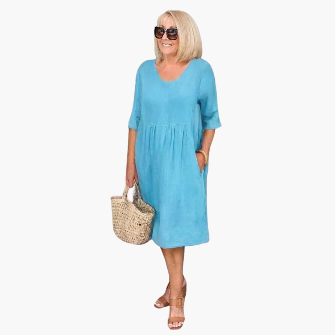 Audrey | Casual Pocket Tunic Dress