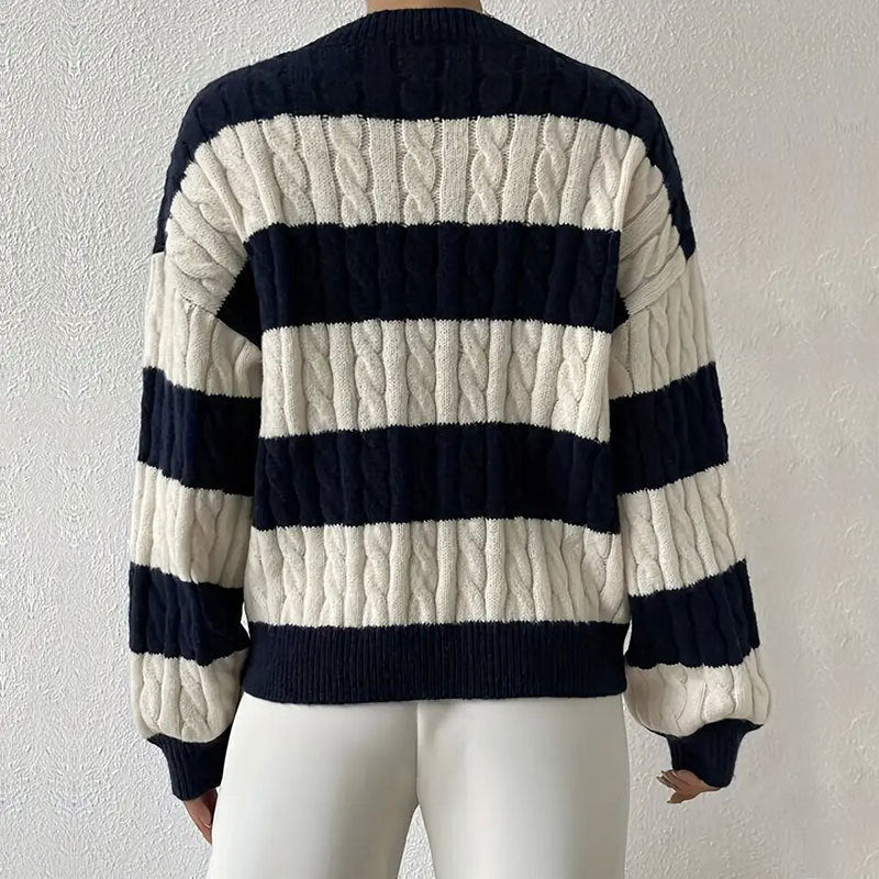 Grace Women’s Striped Knit Sweater