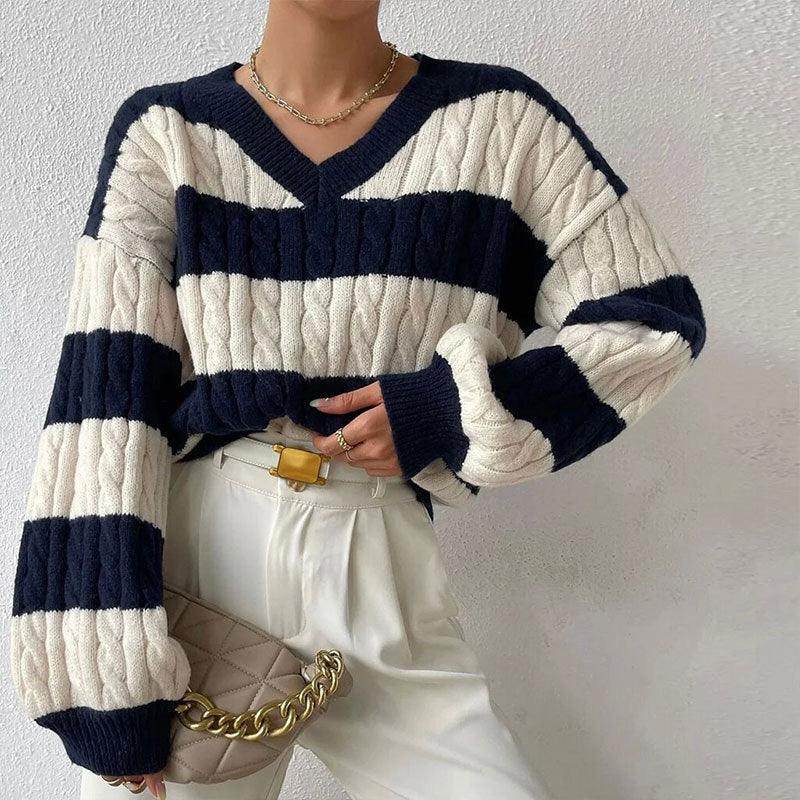 Grace Women’s Striped Knit Sweater