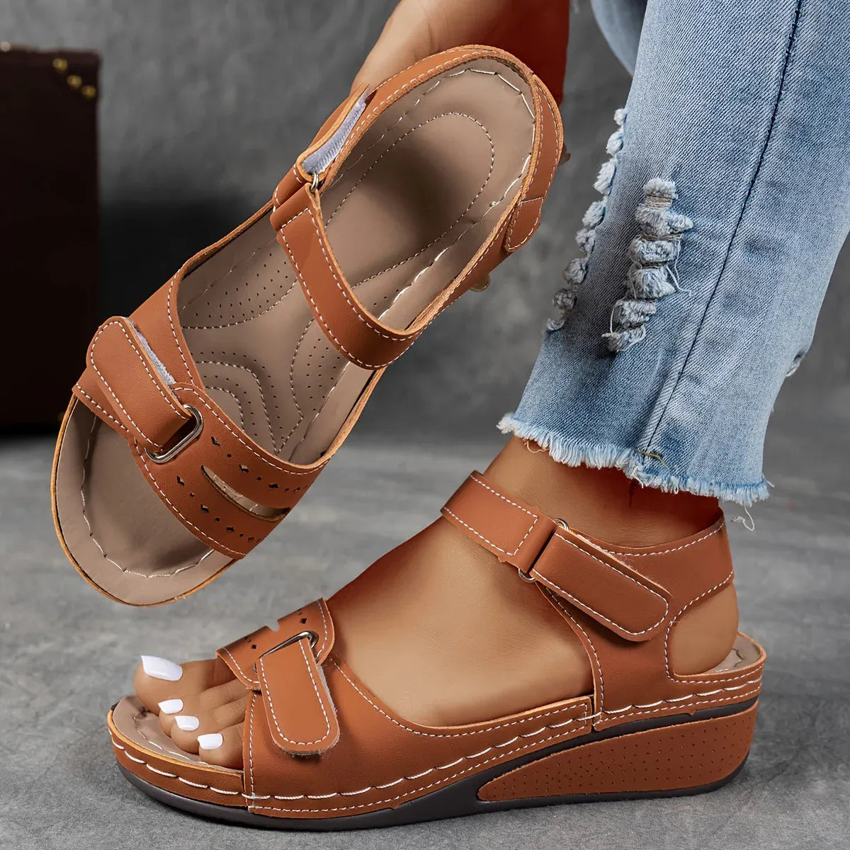 Cherry – Elegant Orthopedic Sandals