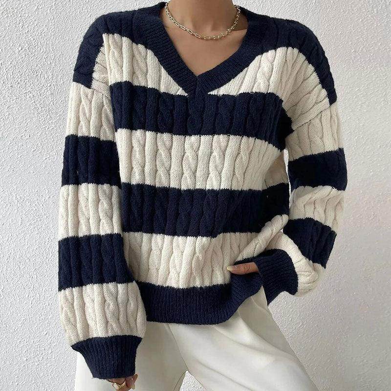 Grace Women’s Striped Knit Sweater