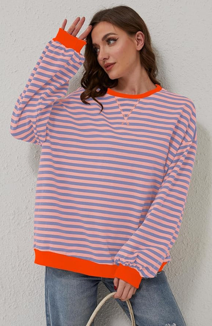 Abby | Striped Oversized Sweater