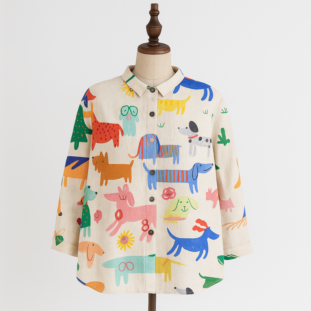 Elsia - Stylish Everyday Shirt with Pattern