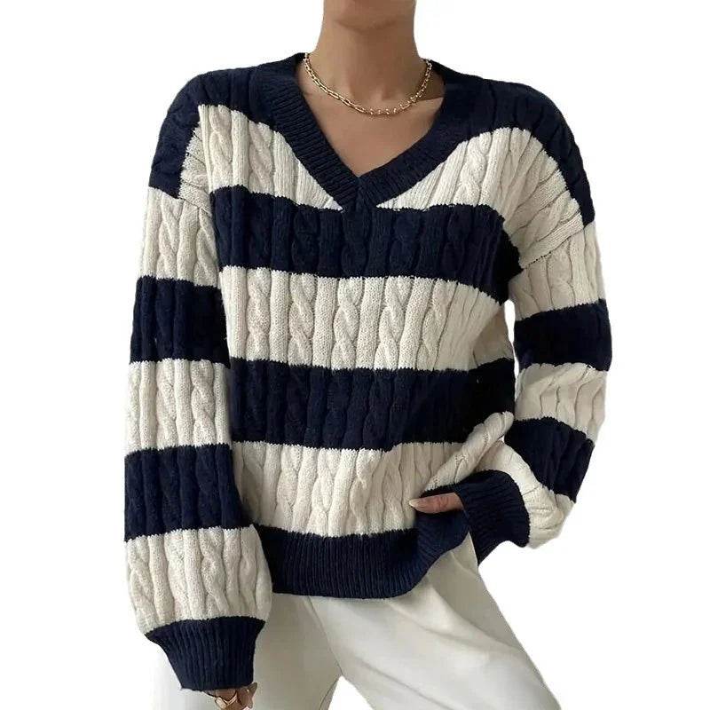 Grace Women’s Striped Knit Sweater