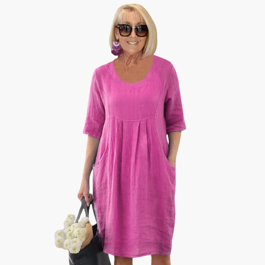 Audrey | Casual Pocket Tunic Dress