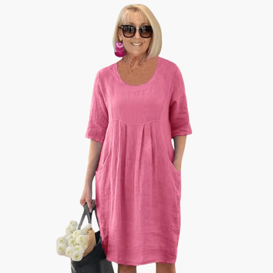 Audrey | Casual Pocket Tunic Dress
