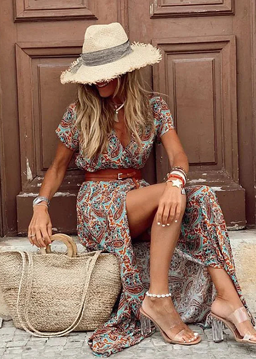 Bella – Airy boho maxi dress